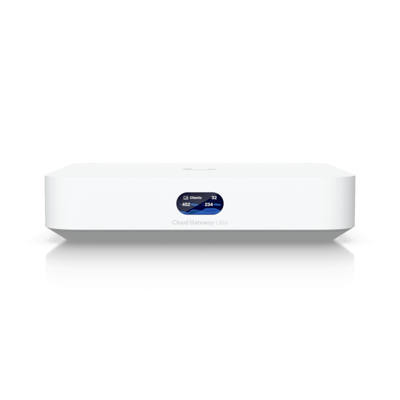 UBIQUITI UCG-Ultra Маршрутизатор 4 ядра (1,5 ГГц), 4х 1G RJ45, 1х 2.5G RJ45 WAN