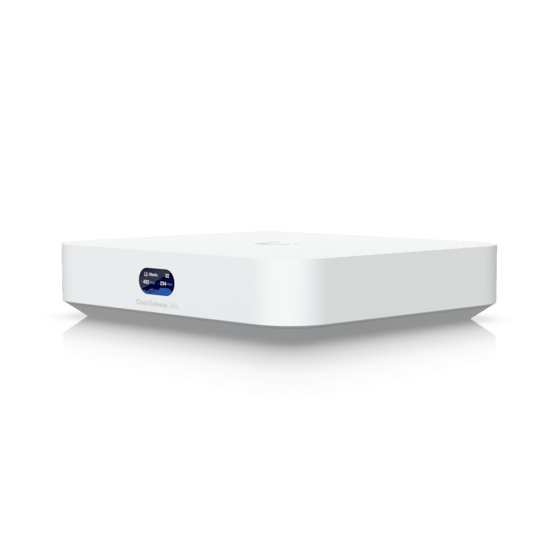 UBIQUITI UCG-Ultra Маршрутизатор 4 ядра (1,5 ГГц), 4х 1G RJ45, 1х 2.5G RJ45 WAN