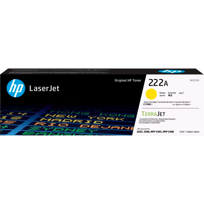 HP Тонер-картридж 222A Yellow W2222A
