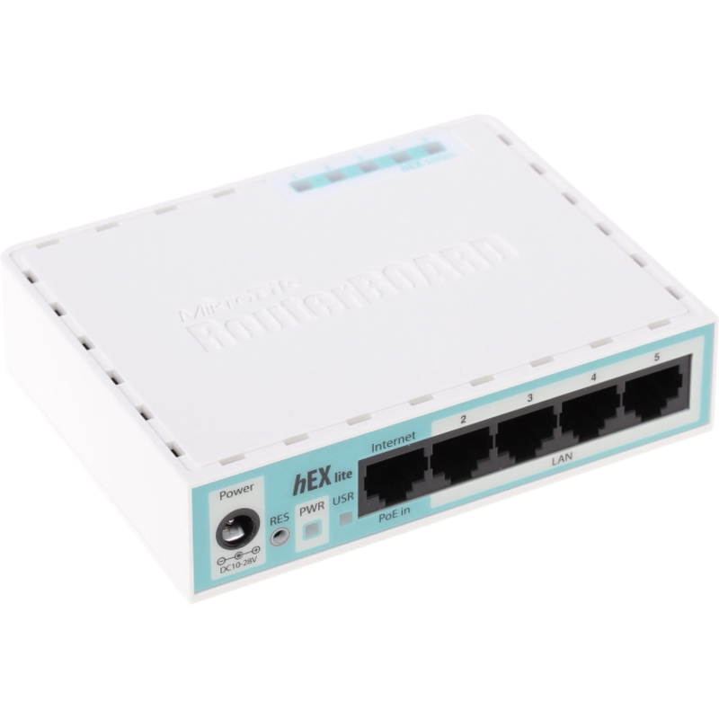 MikroTik hEX lite (RB750r2)