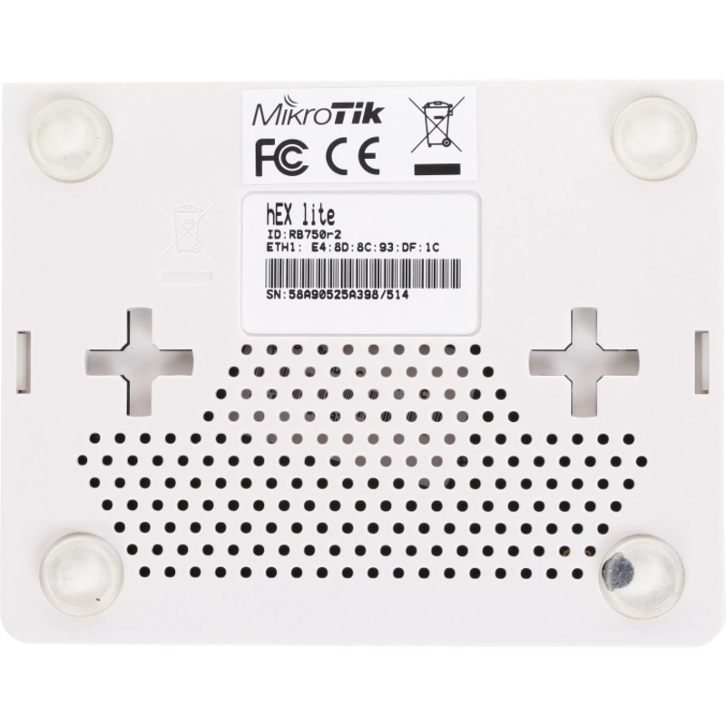 MikroTik hEX lite (RB750r2)