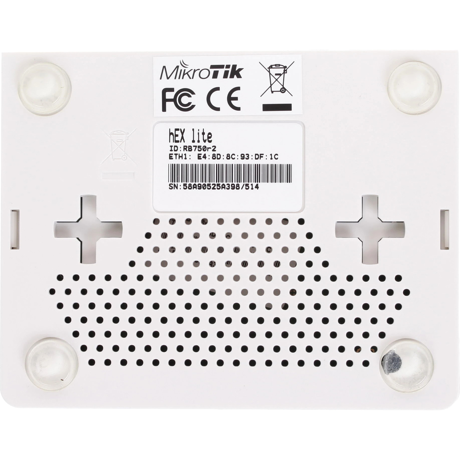 MikroTik hEX lite (RB750r2)