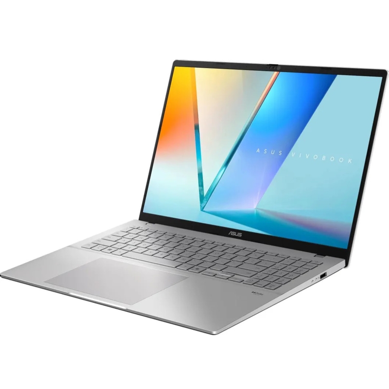 ASUS Vivobook S16 M3607KA-SH131 [90NB16T2-M00990] Cool Silver 16" {OLED Ryzen AI 5 330(2Ghz)/16384Mb/512PCISSDGb/DOS }