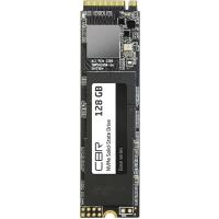 CBR SSD-128GB-M.2-BS24b, Внутренний SSD-накопитель, серия "Base", 128 GB, M.2 2280, PCIe 3.0 x4, NVMe 1.3, 3D TLC NAND, R/W speed up to 1700/1400 MB/s, TBW (TB) 120, OEM