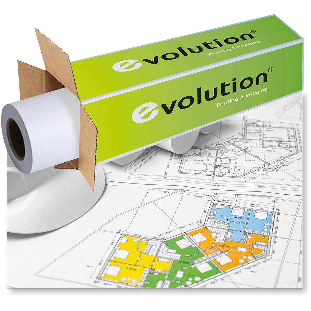 Бумага Бумага Evolution Premium Coated Paper 120gr 0.914х120м 3" PW аналог 450L70030