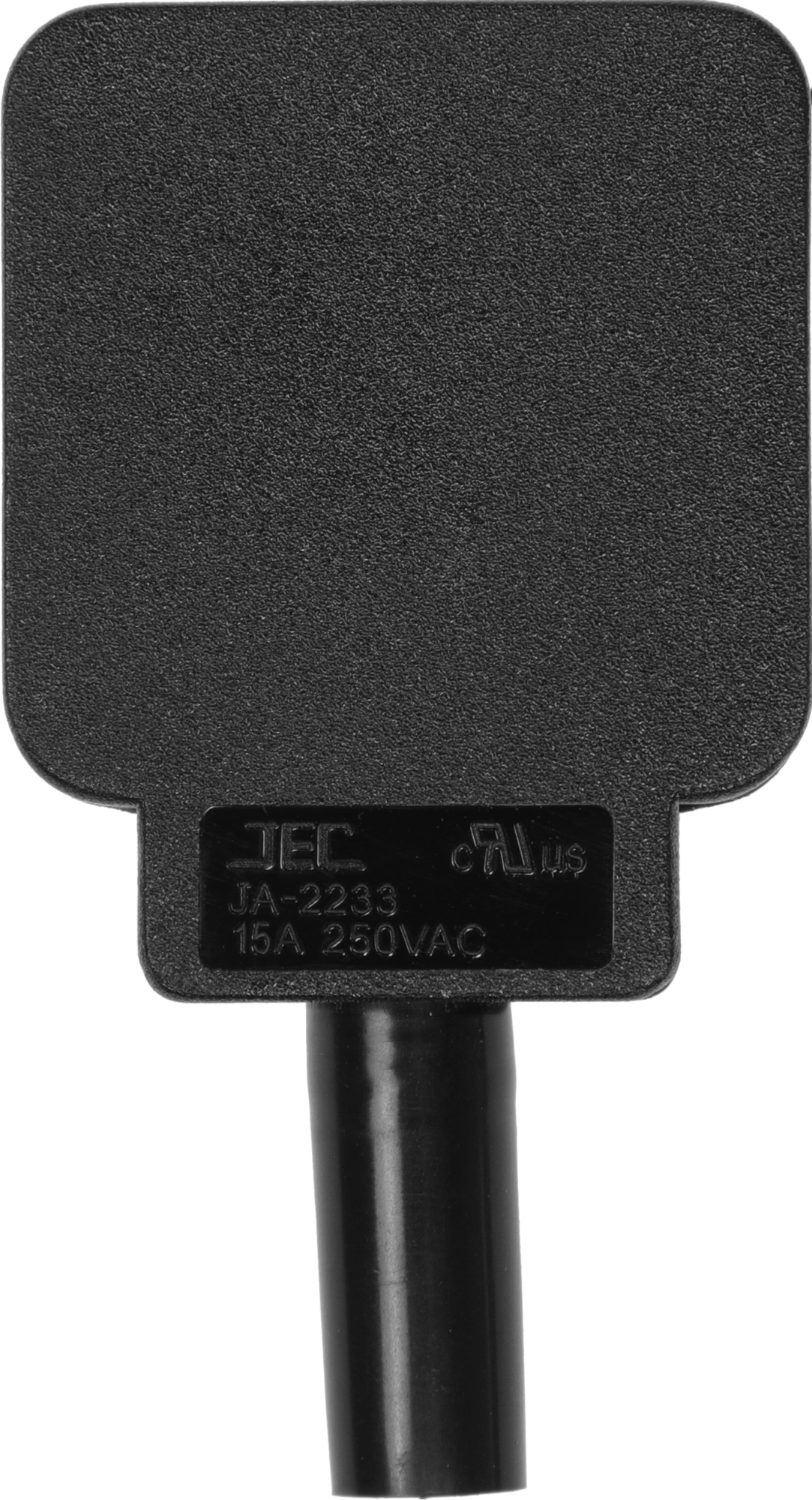 Вилка IEC 60320 C14, 10A, 250V, угловая, разборная, черная LANMASTER арт. LAN-IEC-320-C14/90