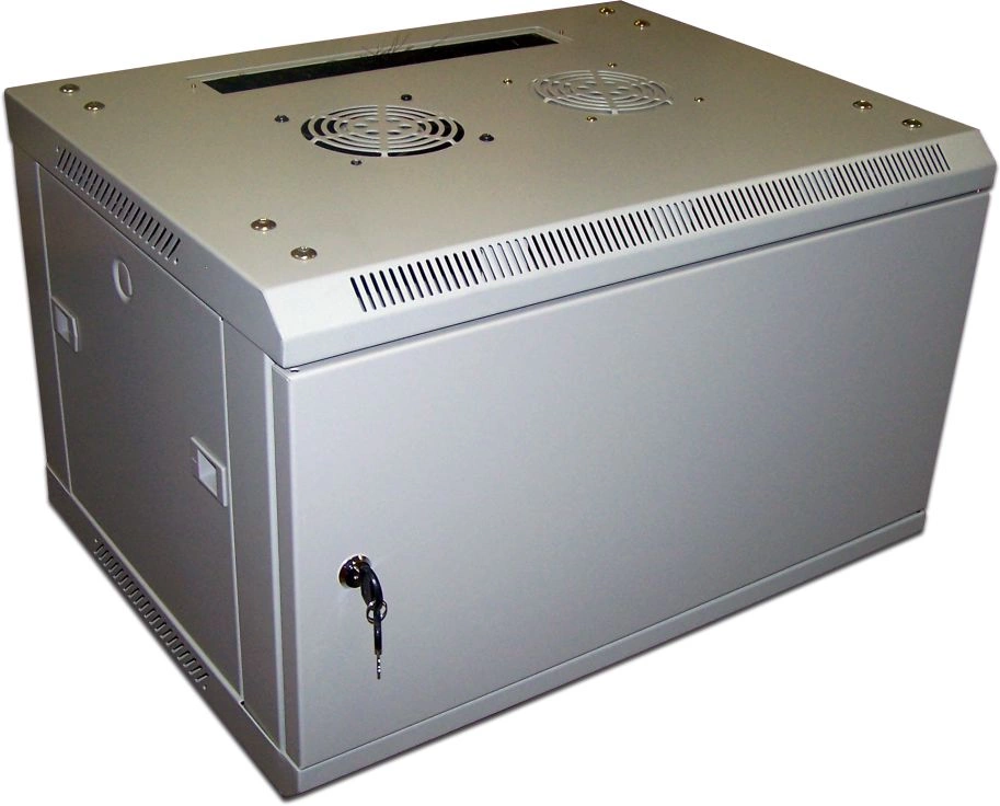 Шкаф настенный 2, 15U 600x600, дверь металл LANMASTER арт. TWT-CBW2-15U-6x6-M