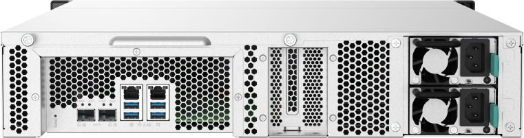 QNAP SMB 2U/12bay QC 1,7GhzCPU/4Gb(upto16Gb)/upto 24HDD with TL-R1200S-RP/SATA(3,5" 2,5")/ 4xUSB3.2/1xExp.slot/2x2,5Gb 2x10Gb(SFP+)/iSCSI/2xPS/no rail(RAIL-B02)/3YW TS-1232PXU-RP-4G-EU-RU