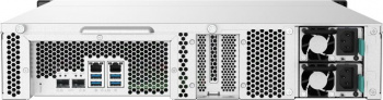 QNAP SMB 2U/12bay QC 1,7GhzCPU/4Gb(upto16Gb)/upto 24HDD with TL-R1200S-RP/SATA(3,5" 2,5")/ 4xUSB3.2/1xExp.slot/2x2,5Gb 2x10Gb(SFP+)/iSCSI/2xPS/no rail(RAIL-B02)/3YW TS-1232PXU-RP-4G-EU-RU