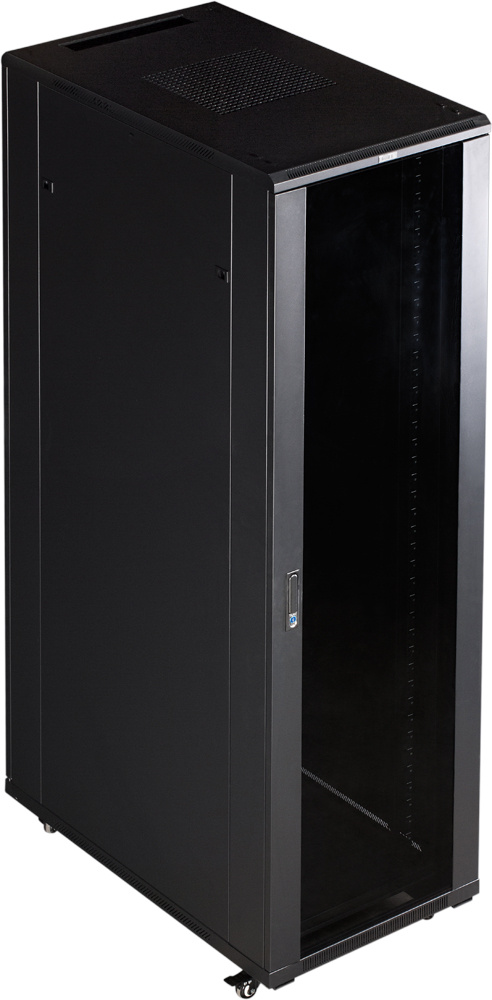 Шкаф Шкаф 19 Business, 32U 600x800, черный, передняя дв. перфорир., задняя дв. распашная перфорир. LANMASTER арт. TWT-CBB-32U-6x8-P1