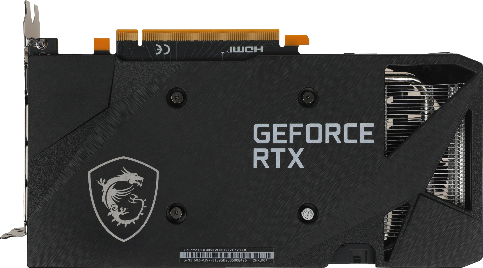 Видеокарта MSI RTX 3060 VENTUS 2X 12G OC