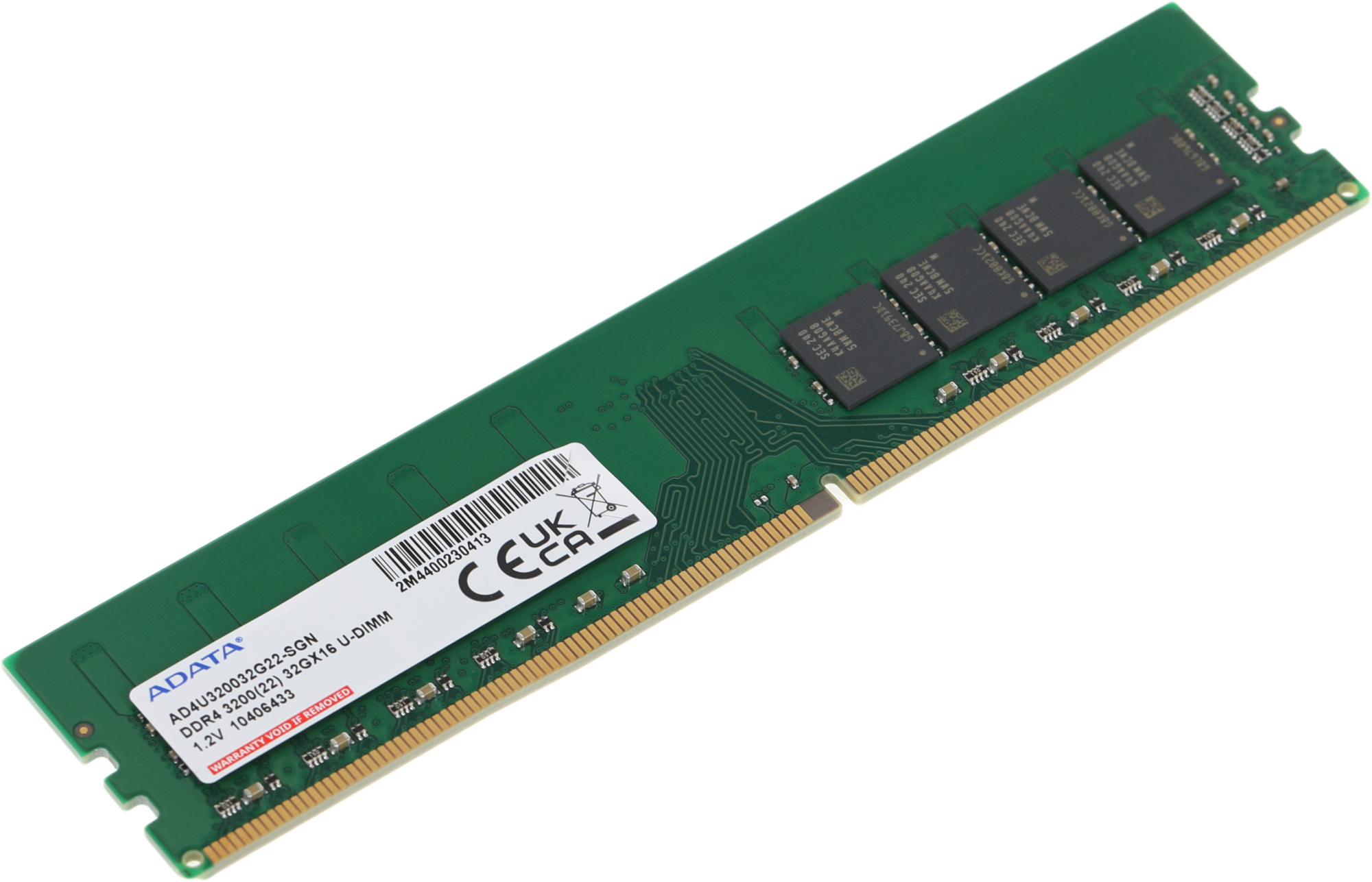 ADATA DDR4 DIMM 32GB 3200MHz 1*32GB 22-22-22 SINGLE TRAY арт. AD4U320032G22-SGN