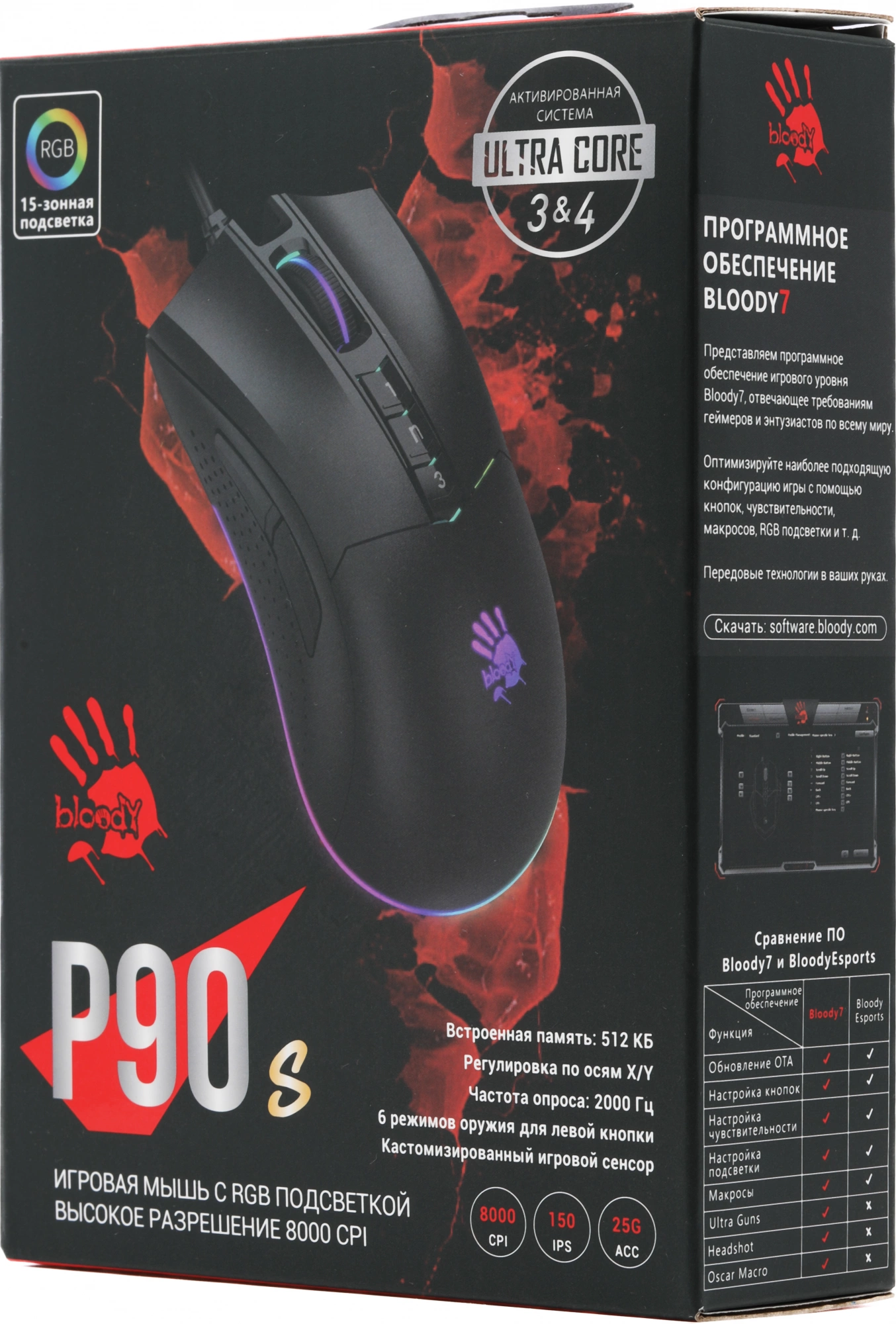 A4Tech P90S STONE BLACK