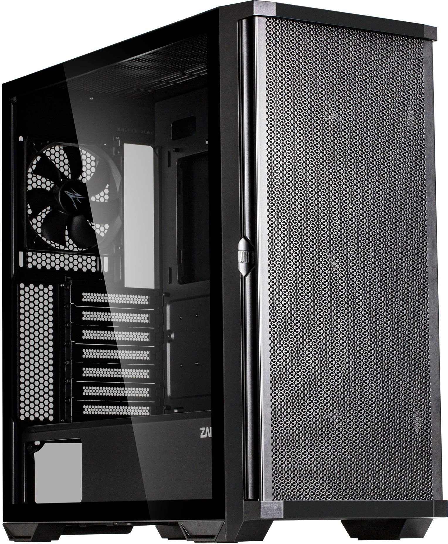 ZALMAN Z10, ATX, BLACK, WINDOW, 2x3.5", 2x2.5", 2xUSB3.0, 1xUSB 3.1 Type-C, FRONT 3x140mm, REAR 1x120mm