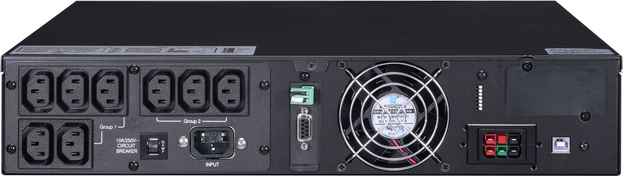 Powercom Next, On-Line, 1500VA/1500W, Rack/Tower, 8*IEC320-C13, LCD, Serial+USB, SmartSlot, подкл. доп. Батарей (2027190) арт. NXT-1500