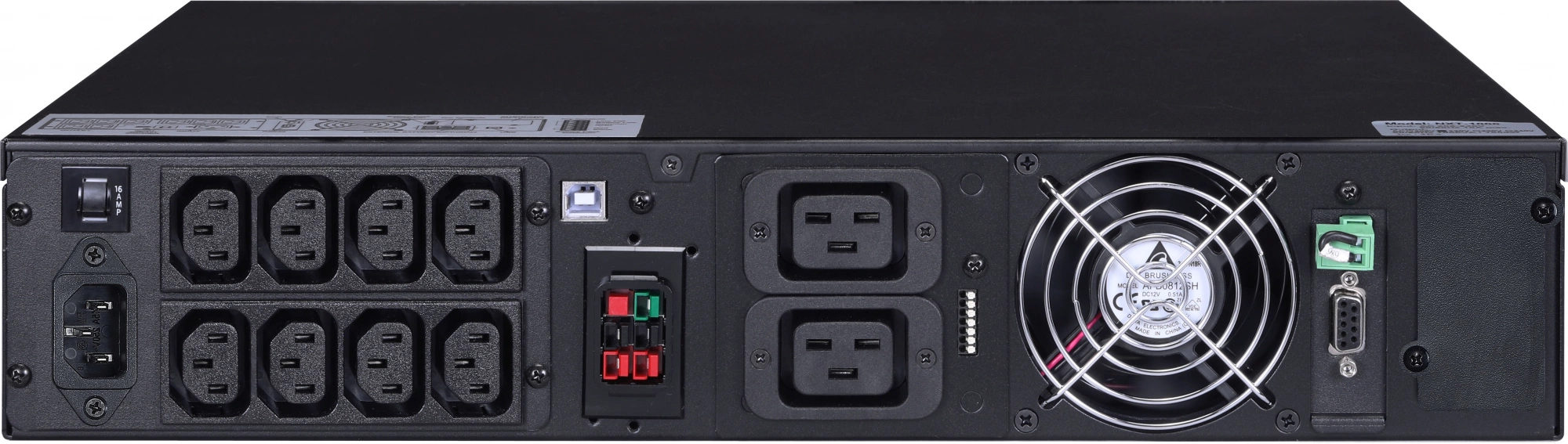 Powercom Next, On-Line, 2000VA/2000W, Rack/Tower, 8*IEC320-C13 + 2*C19, LCD, Serial+USB, SmartSlot, подкл. доп. Батарей (2027228) арт. NXT-2000