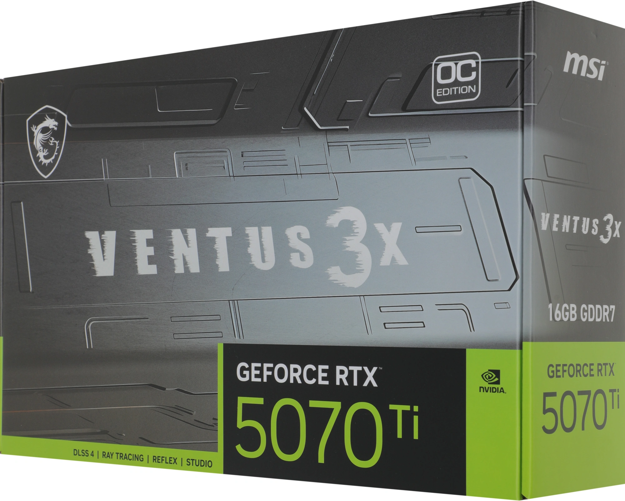 Видеокарта MSI RTX 5070 Ti 16G VENTUS 3X OC