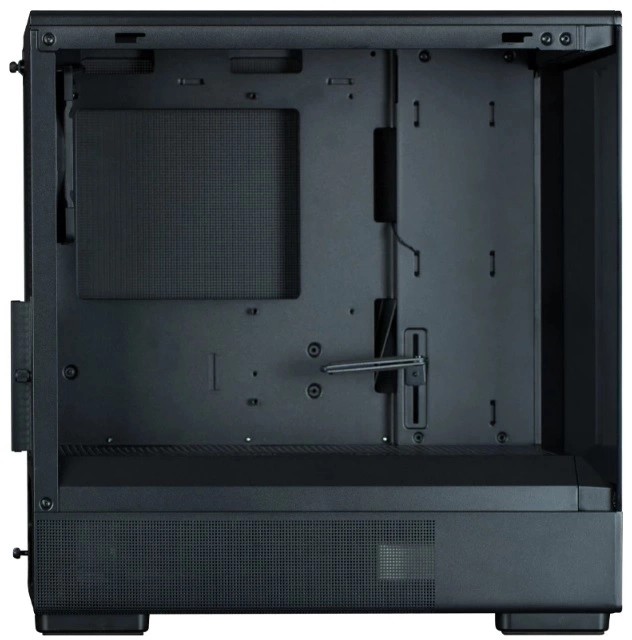 ZALMAN P10, MATX, BLACK, WINDOW, 2x3.5", 3x2.5", 1xUSB TYPE-C, 1xUSB3.0, REAR 1x120mm ARGB арт. P10 Black