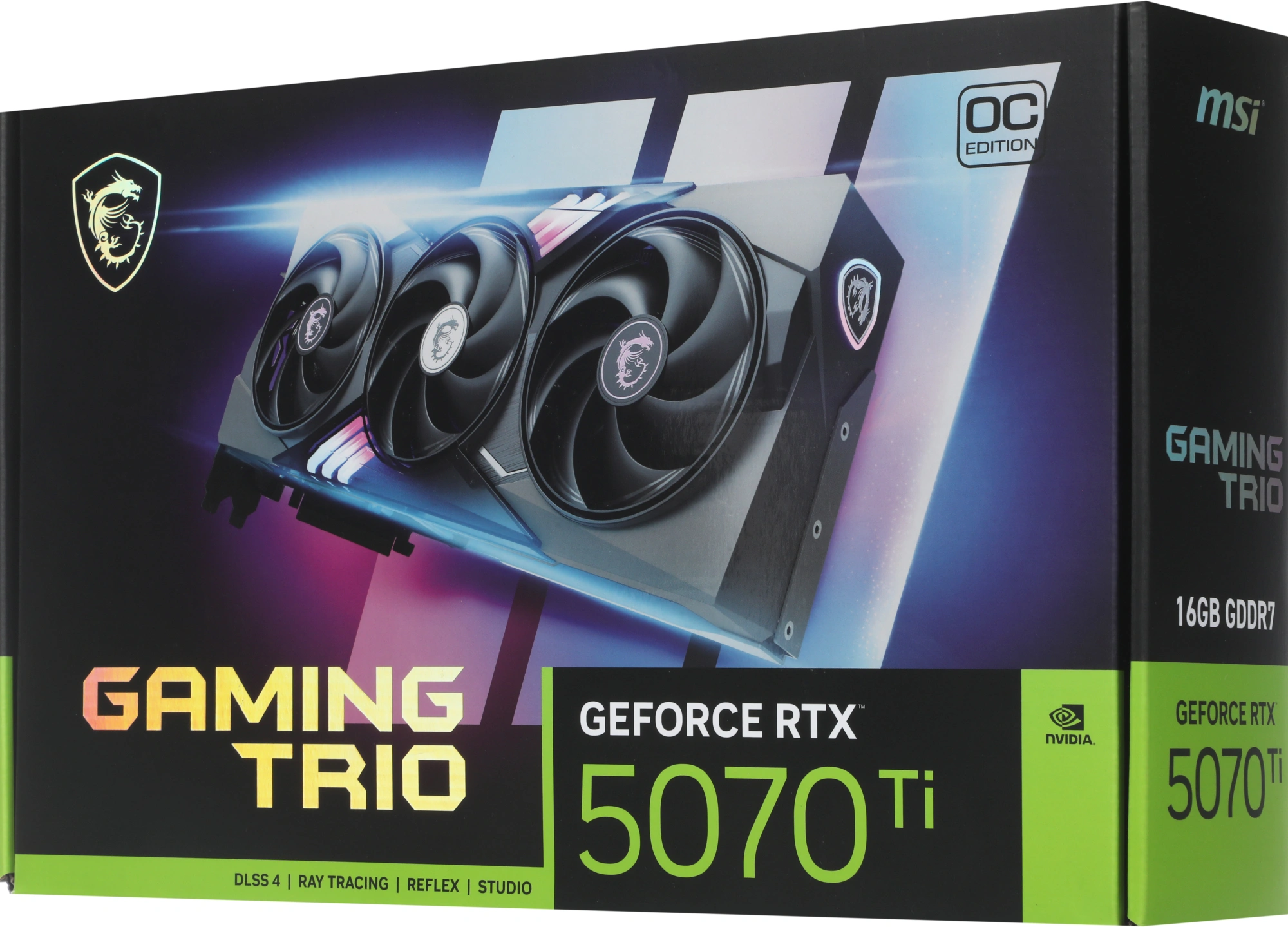 Видеокарта MSI RTX 5070 Ti 16G GAMING TRIO OC