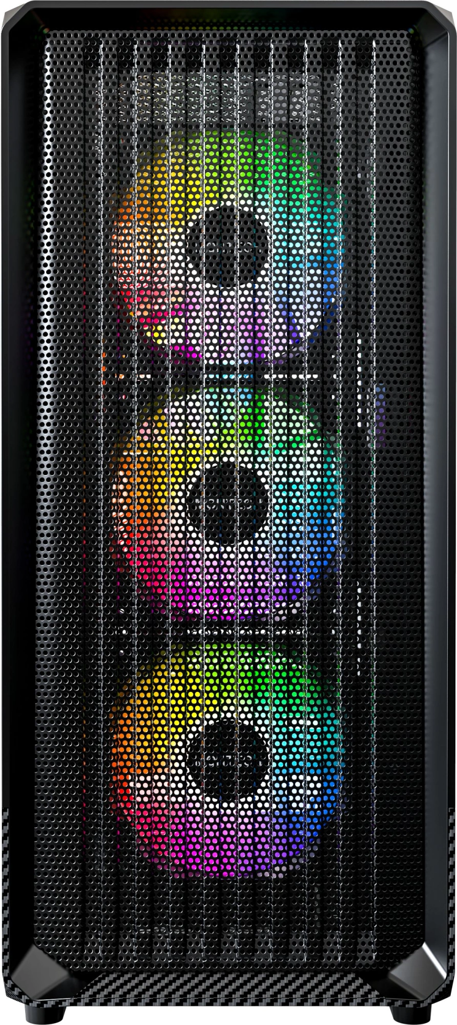 Корпус Montech X5 черный без БП ATX 8x120mm 2x140mm 1xUSB2.0 1xUSB3.0 audio bott PSU
