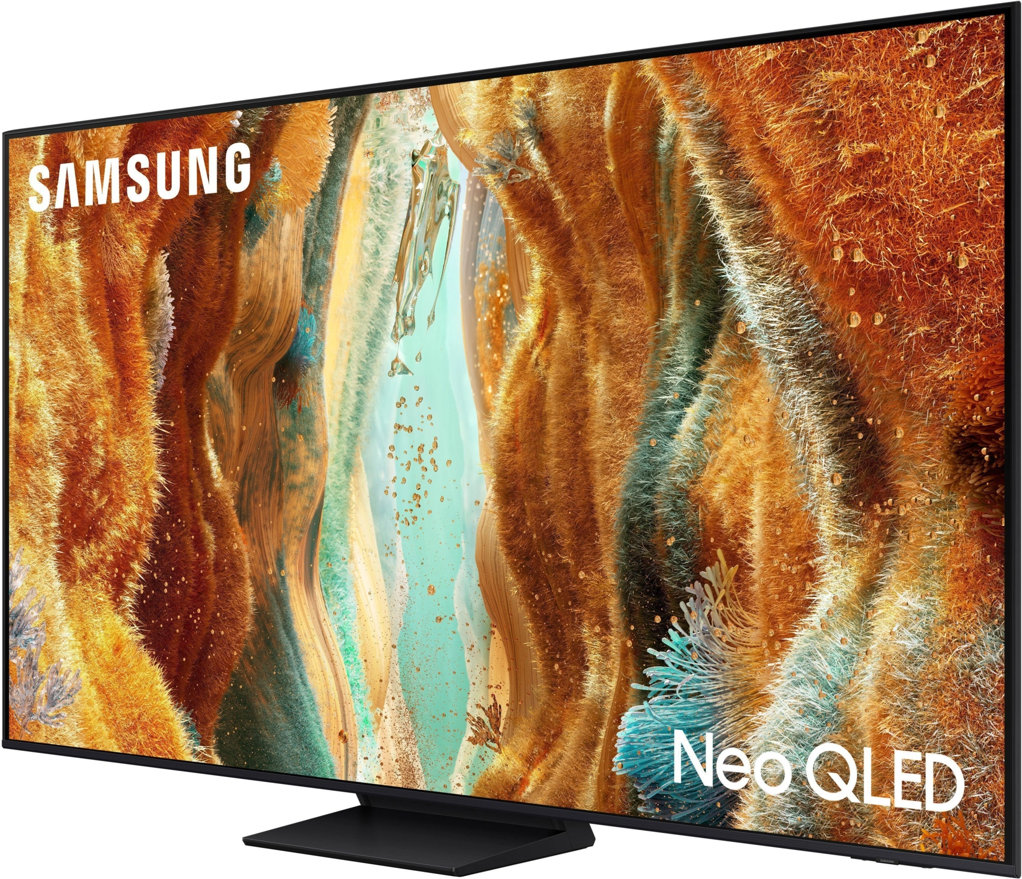 Телевизор Samsung QLED TV QE55QN70FAUXRU, 55', QLED, 4K 3840x2160, 120Hz, Tizen Smart TV, 20W, Tuner (NTSC, VIT, DVB-T2/C/S2, PAL,SECAM), HDMI, USB, CI+, Wi-Fi, BT, LAN, VESA 200x200, class A, Black