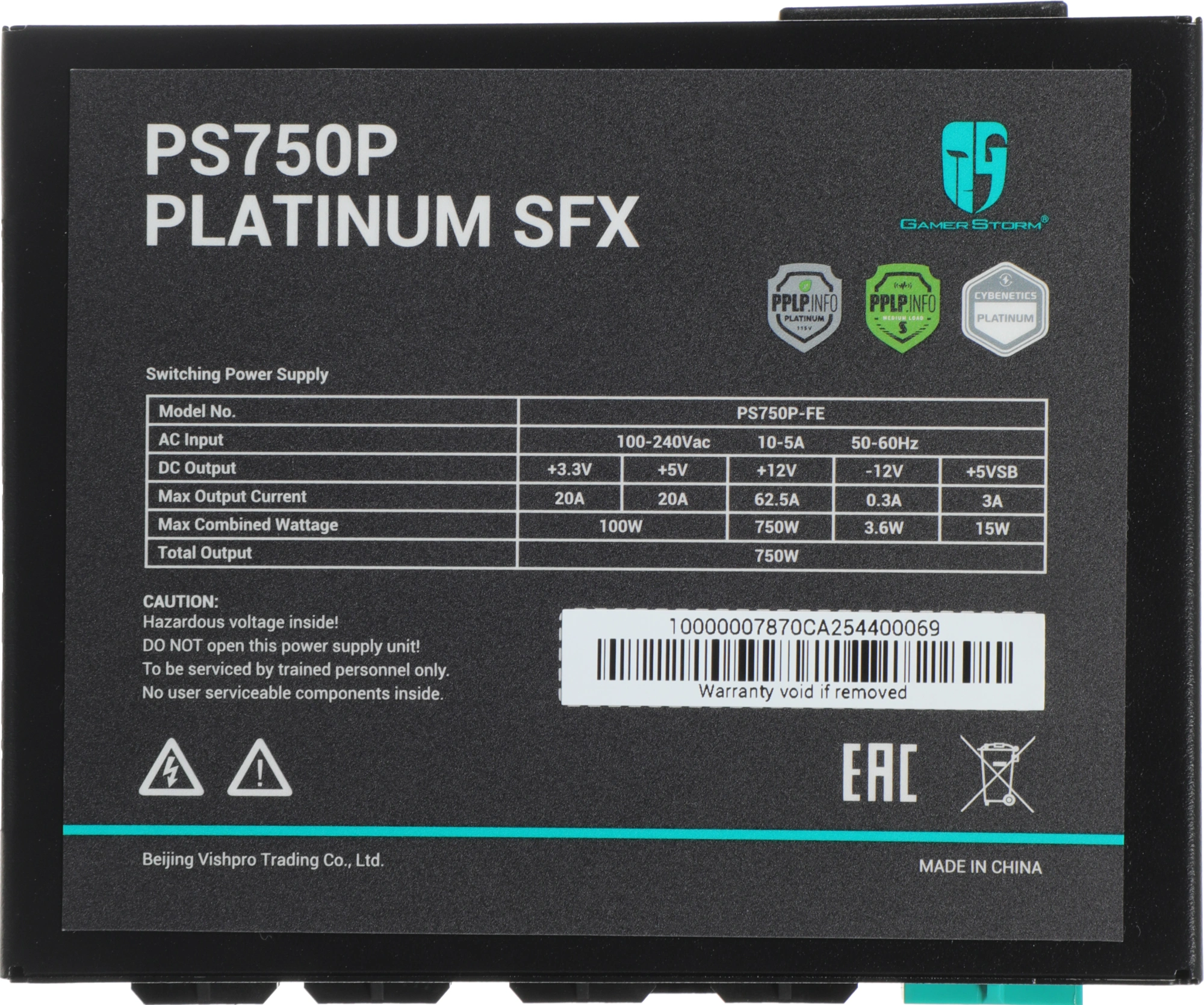 Deepcool R-PS750P-FE0B-WGEU