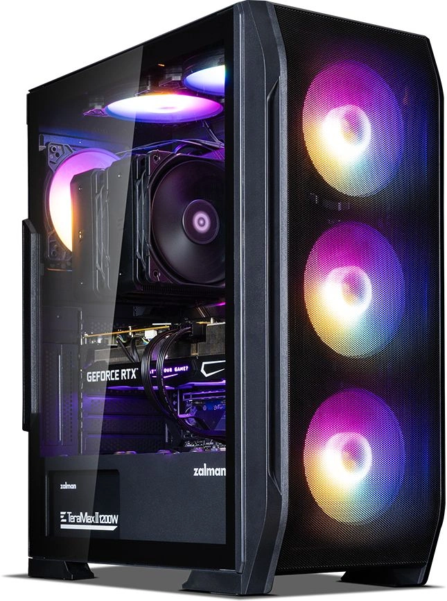 ZALMAN N7 PLUS V2, ATX, BLACK, WINDOW, 1xCombo (3.5” or 2.5”), 1 x 3.5”, 3 x 2.5”, 2xUSB2.0, 1xUSB3.0, FRONT 3x120mm RGB, REAR 1x120mm RGB, TOP 2x120mm RGB, SIDE 1x120mm