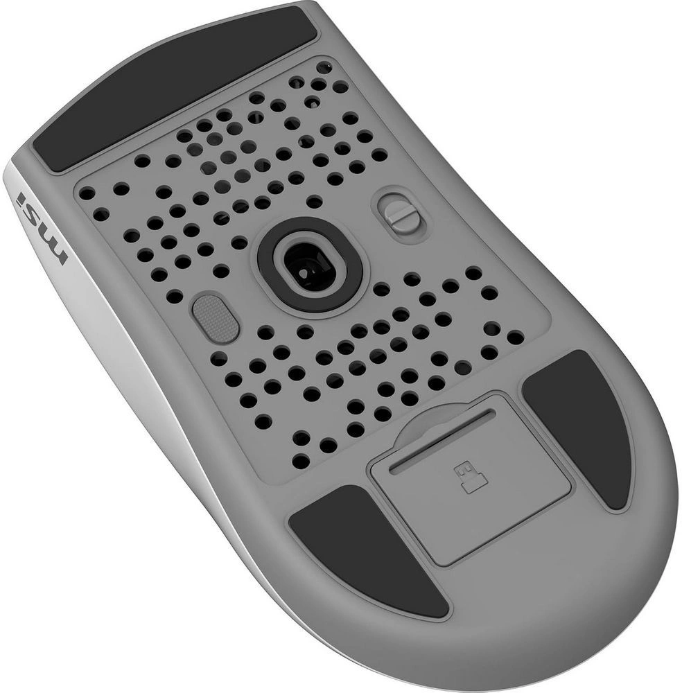 Mouse MSI FORGE GM340 W, Wireless (2.4G / USB / BT), DPI 12000, 500mAh, Symmetrical design, white арт. S12-4301750-HH9
