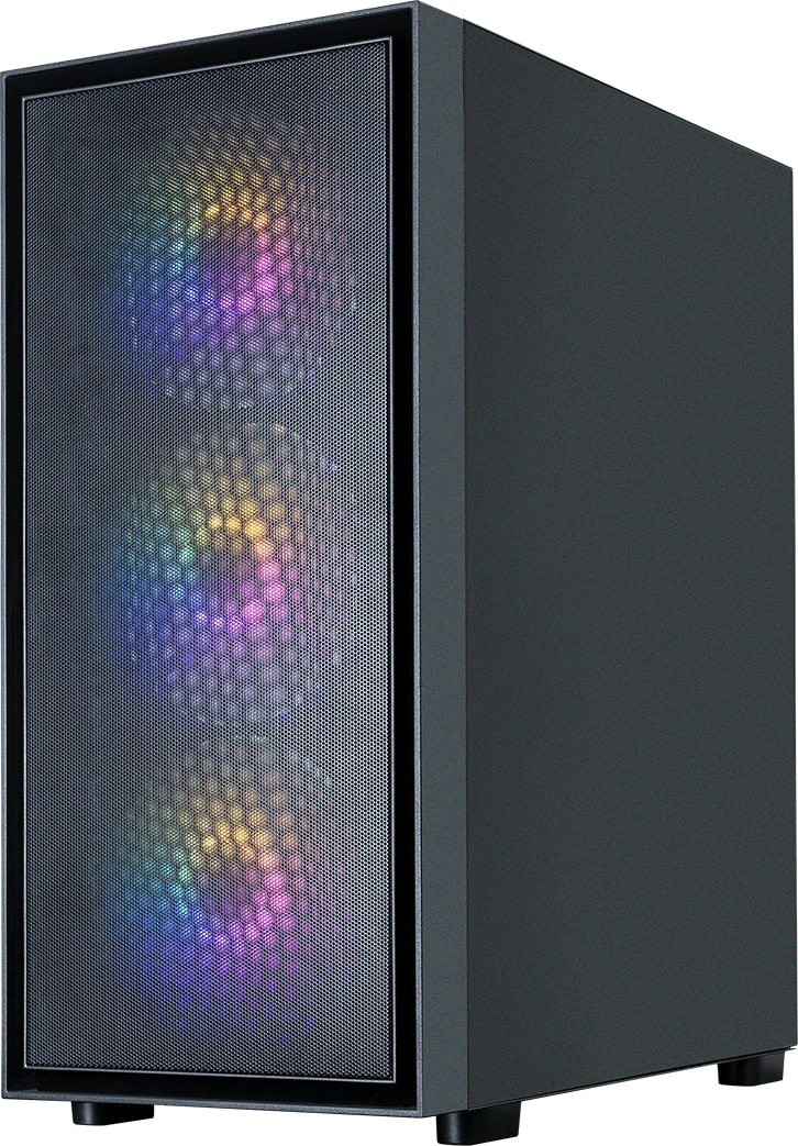 ZALMAN S6, ATX, BLACK, WINDOW, 1xCombo (2.5'' or 3.5''), 3x2.5'', 1x3.5'', 1xUSB Type C, 1xUSB3.0, 2xUSB2.0, FRONT 3x140mm FRGB, REAR 1x120mm FRGB арт. S6 Black