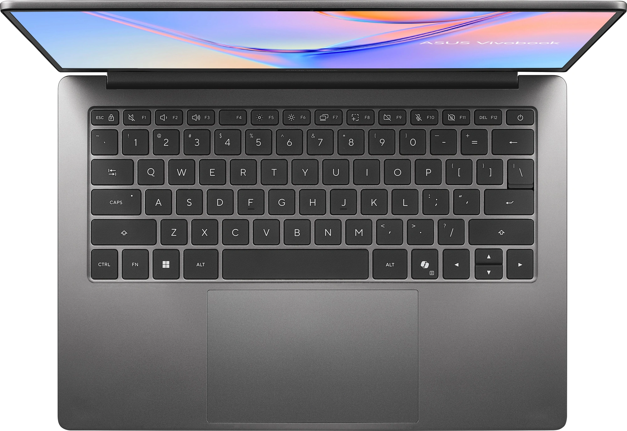 Ноутбук Asus VivoBook S14 S5452MA-TM102 Core 7 350 16Gb SSD512Gb Intel Graphics 14" IPS WUXGA (1920x1200) без ОС grey WiFi BT Cam (90NB1991-M00990)
