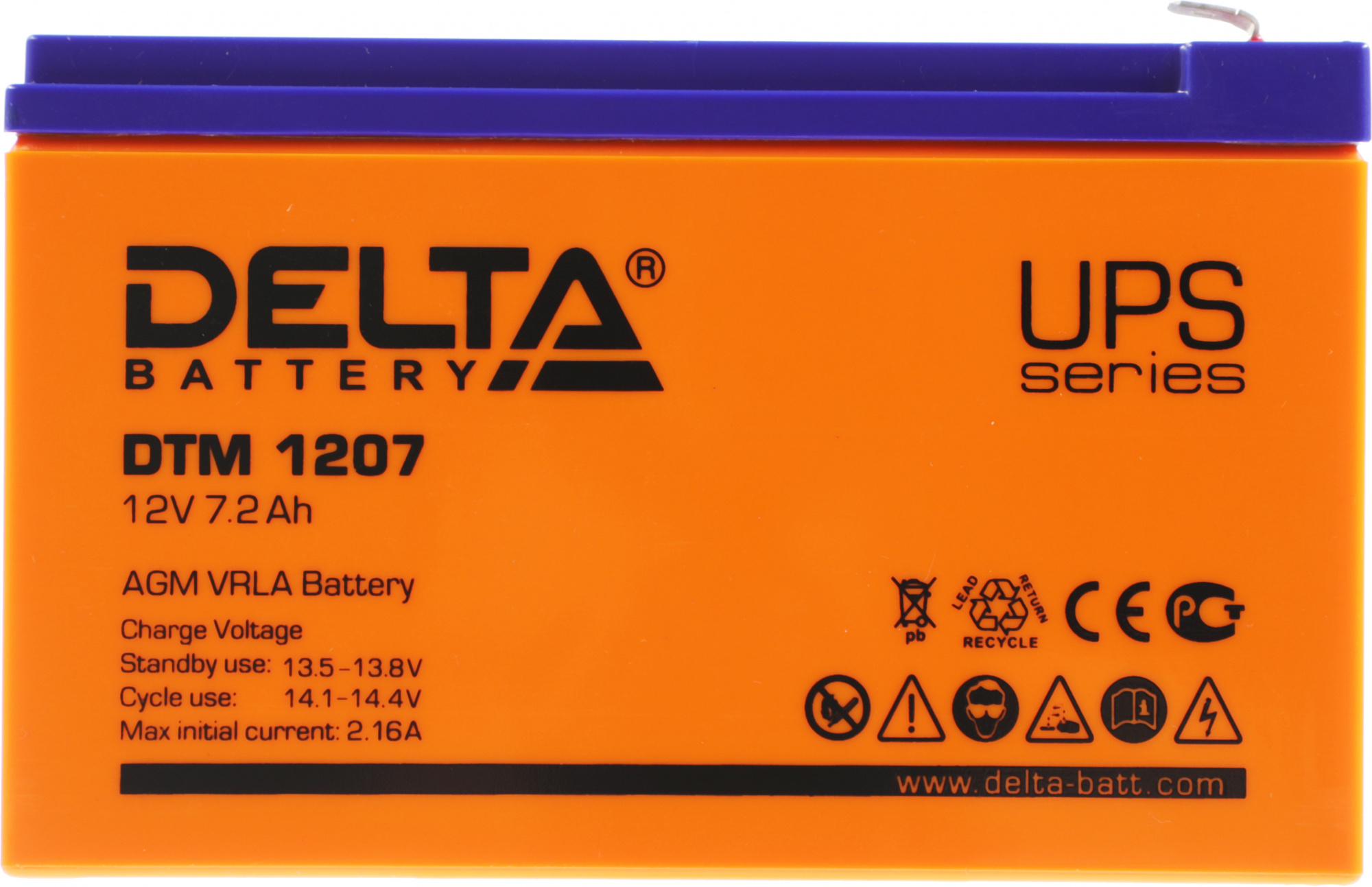 Delta UPS DTM 1207 (12V / 7.2Ah)