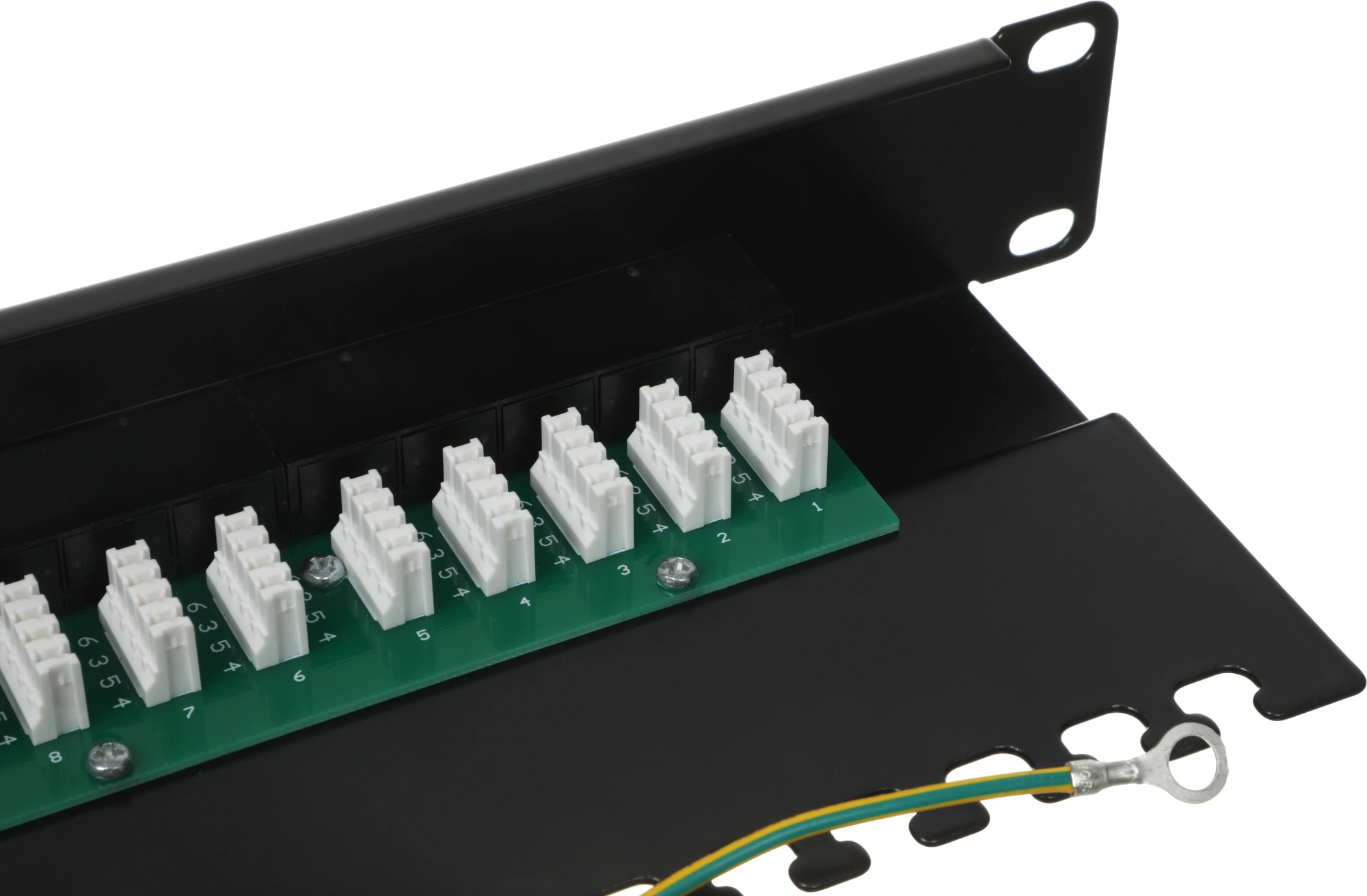 Патч-панель телефонная, 19, 1U, 25 портов RJ-45 LANMASTER арт. TWT-PP25TEL45