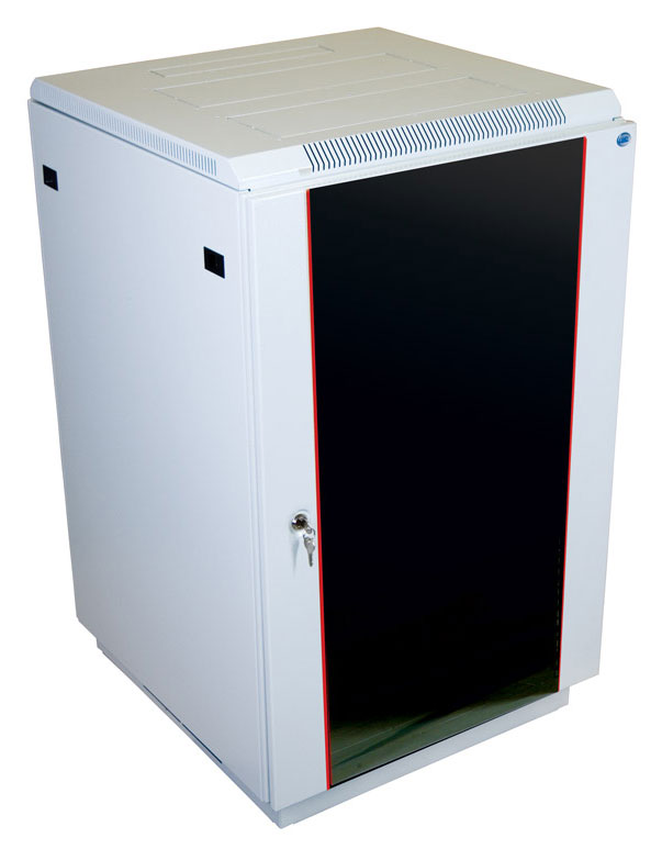 ЦМО Шкаф телекоммуникационный напольный 18U (600x600) дверь стекло (2 места) арт. ШТК-М-18.6.6-1ААА