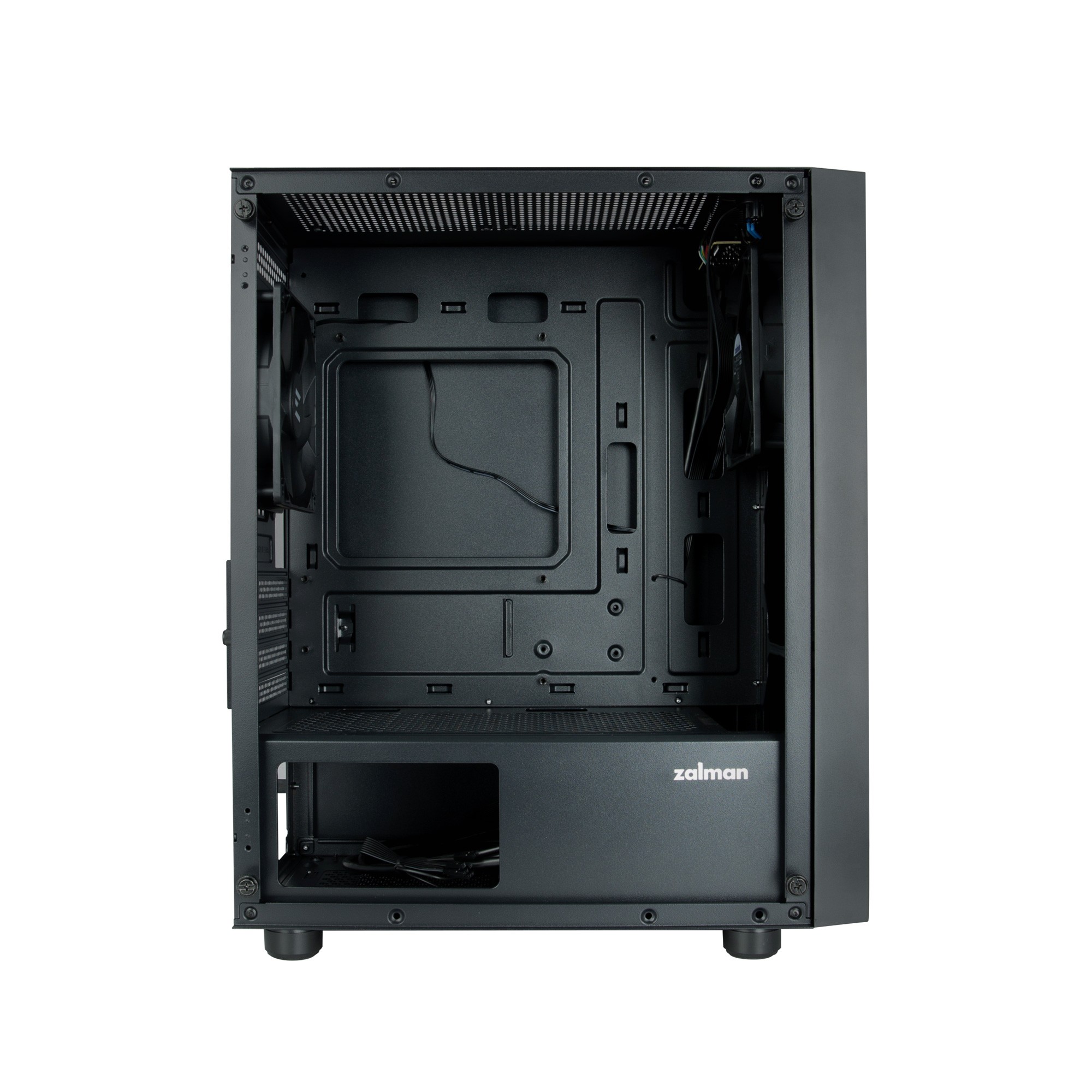 ZALMAN T3 PLUS, MATX, BLACK, WINDOW, 2x3.5", 3x2.5", 1xUSB2.0, 1xUSB3.0, FRONT 1x120mm, REAR 1x120mm