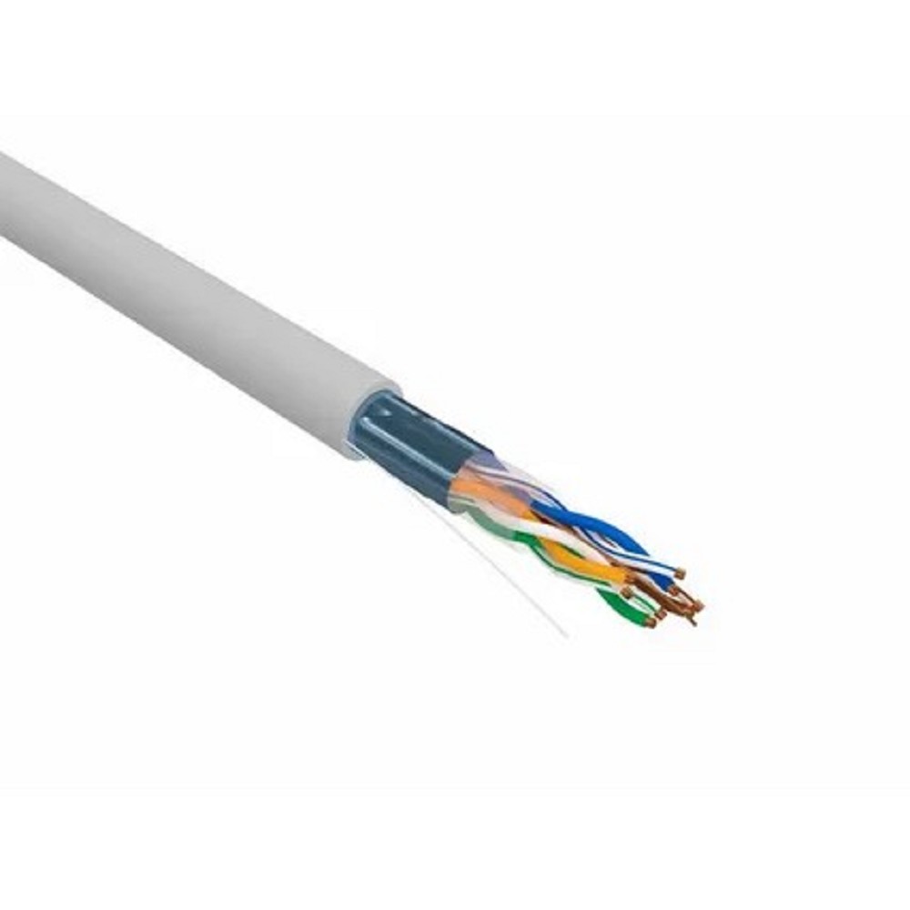 Кабель информационный Rexant 01-0143-R кат.5E F/UTP 4 пары 24AWG PVC внутренний 305м серый
