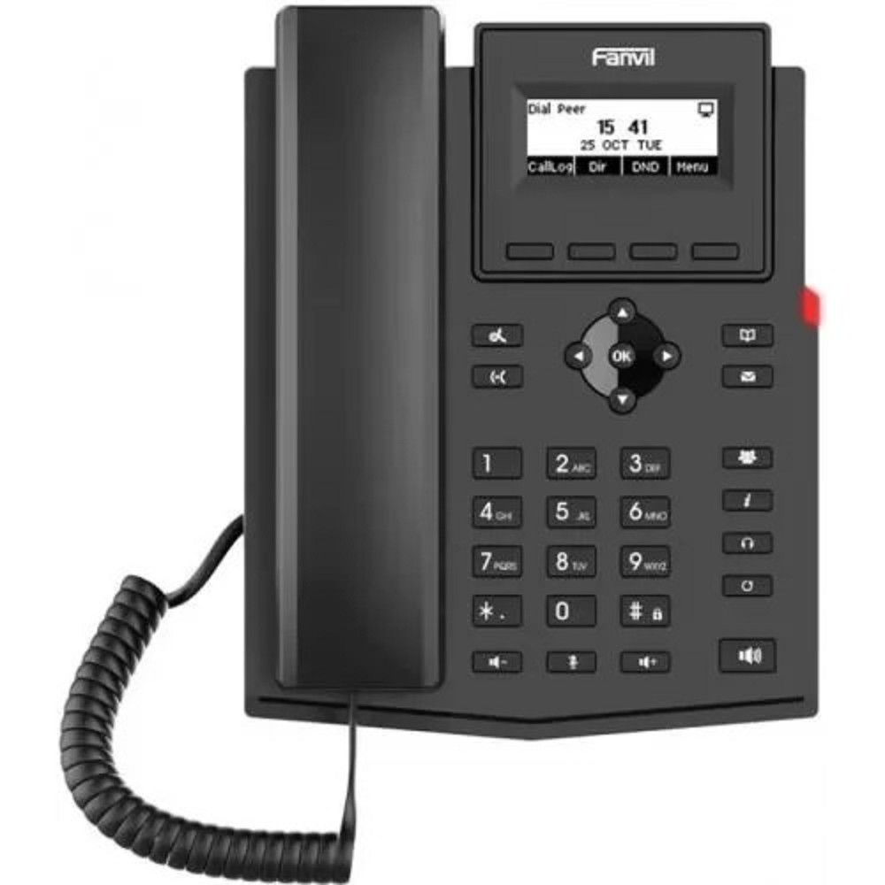 Fanvil X301P c б/п черный SIP телефон