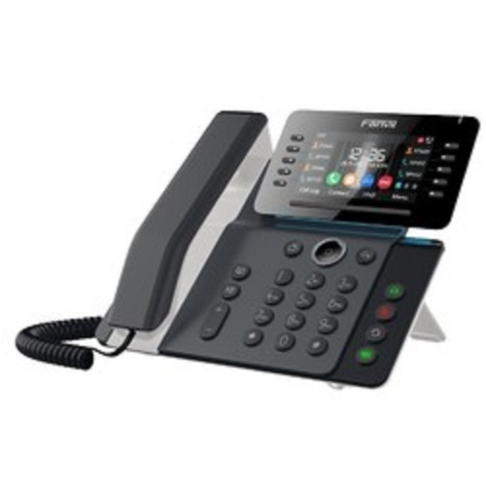 Fanvil V65, 20 SIP-акк., 4,3", 480x272 Цвет. экран, POE, БП в комп., 2x1 Gbps, Wi-Fi, BT 4.2