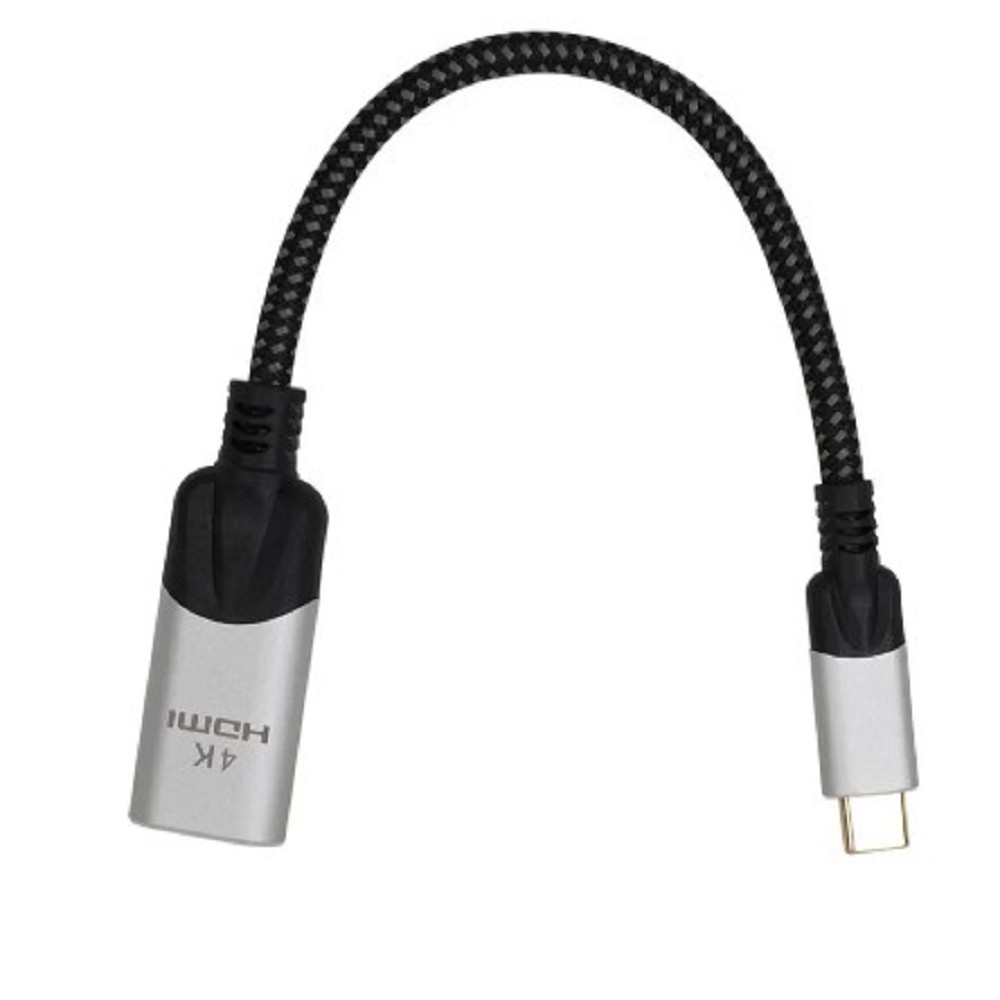 VCOM Адаптер USB 3.1 Type-Cm --> HDMI A(f) 4K@60Hz, 0.15m ,Alum