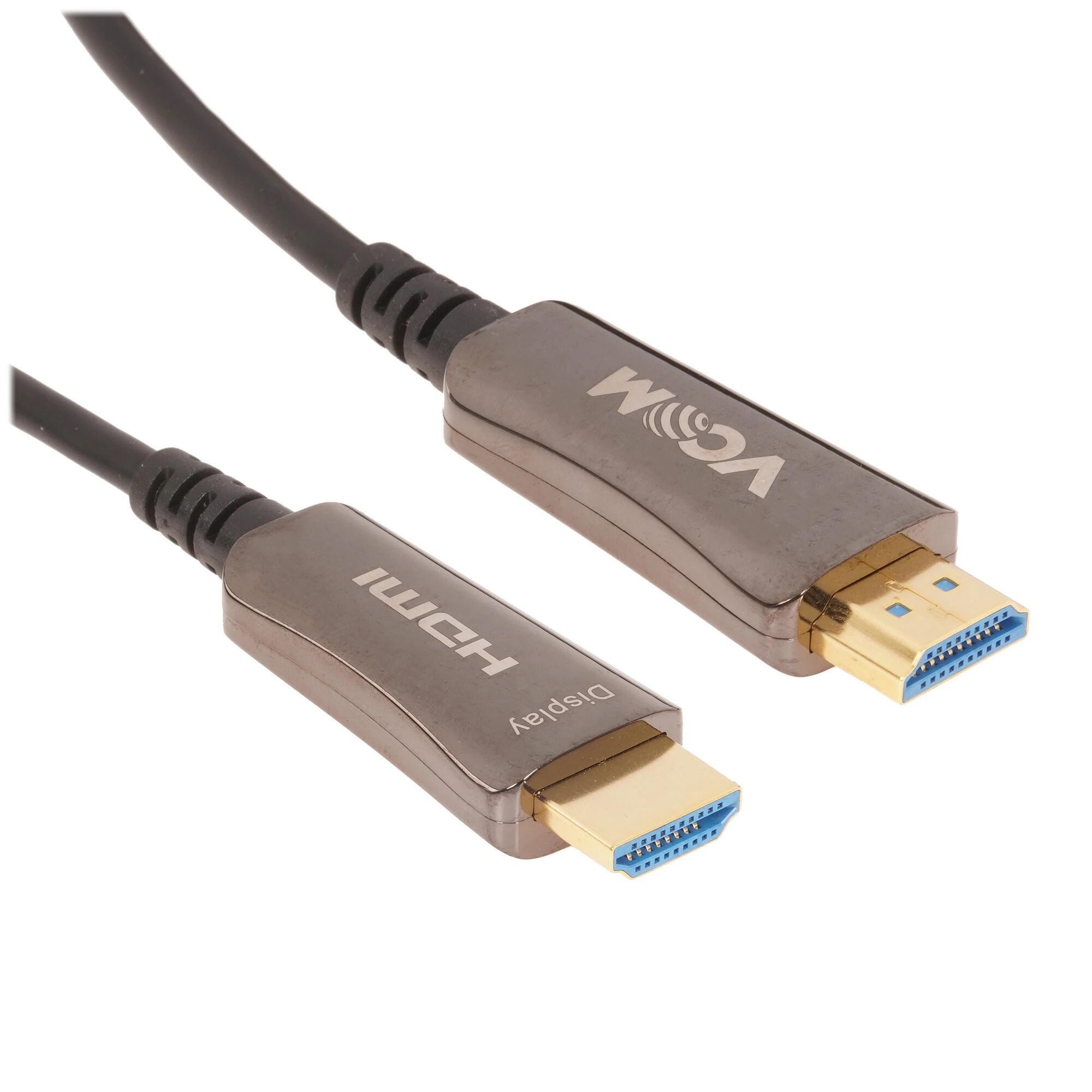 VCOM Активный оптический кабель HDMI 19M/M,ver. 2.0, 4K@60 Hz 15m арт. D3742A-15M