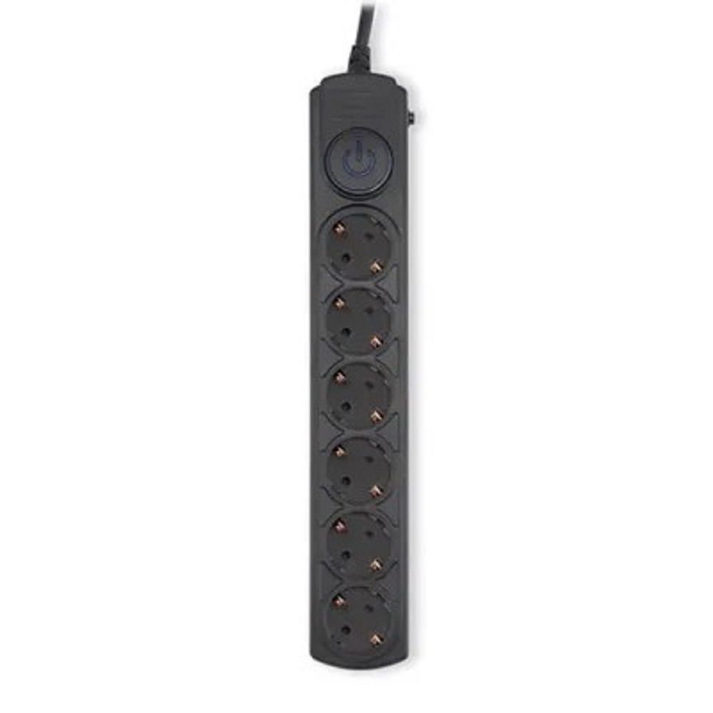 Сетевой фильтр Ippon BK-6-EU-3-16-B 3м (6 розеток) черный (коробка)
