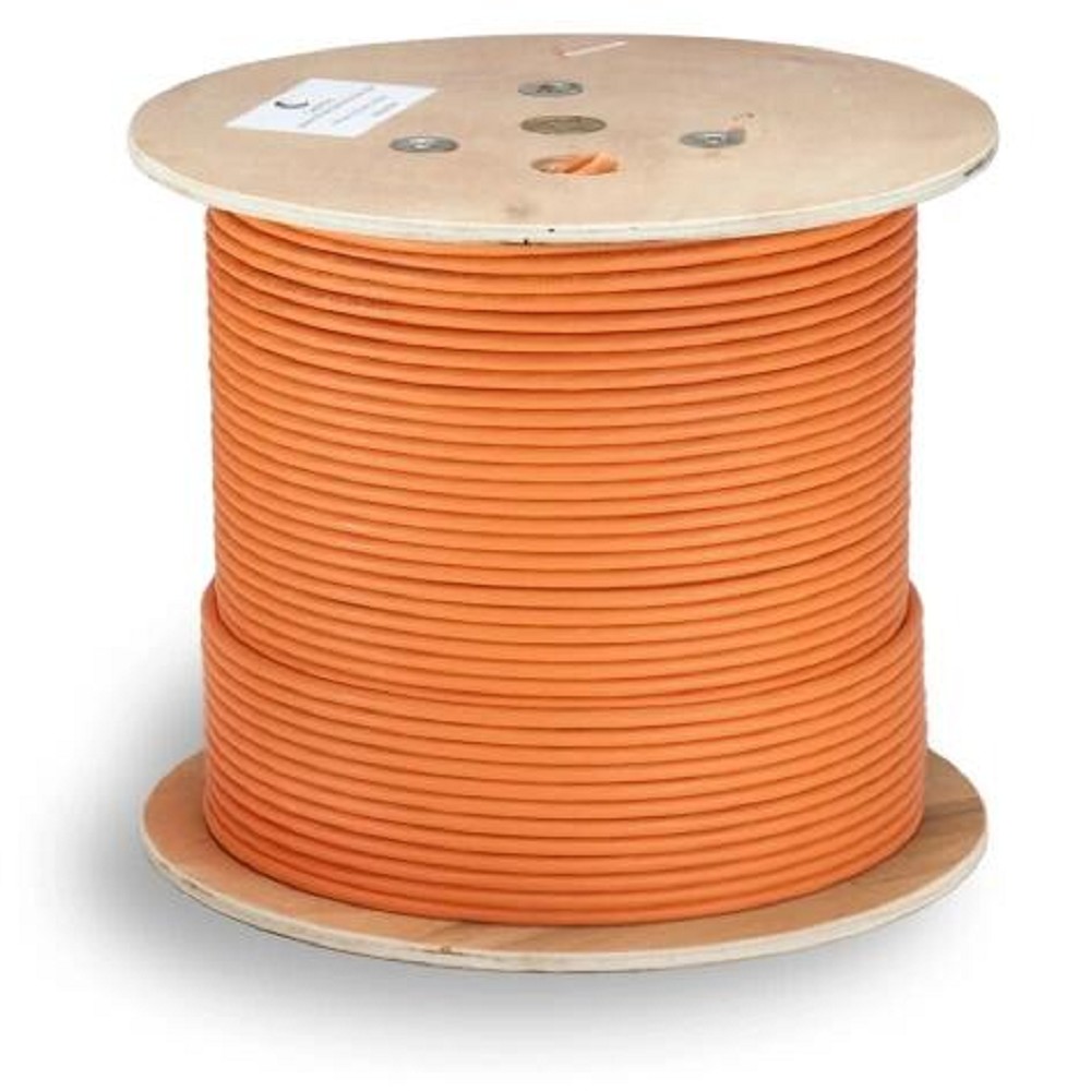 Кабель информационный Cabeus STP-4P-CAT.6A-SOLID-IN-LSZH кат.6A U/FTP 4 пары 0.55AWG LSZH внутренний 305м оранжевый