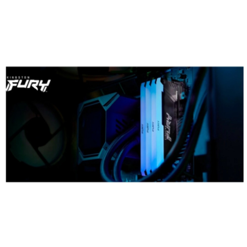 Kingston DDR4 DIMM 32GB 3200MT/s CL16 FURY Beast RGB KF432C16BB2A/32