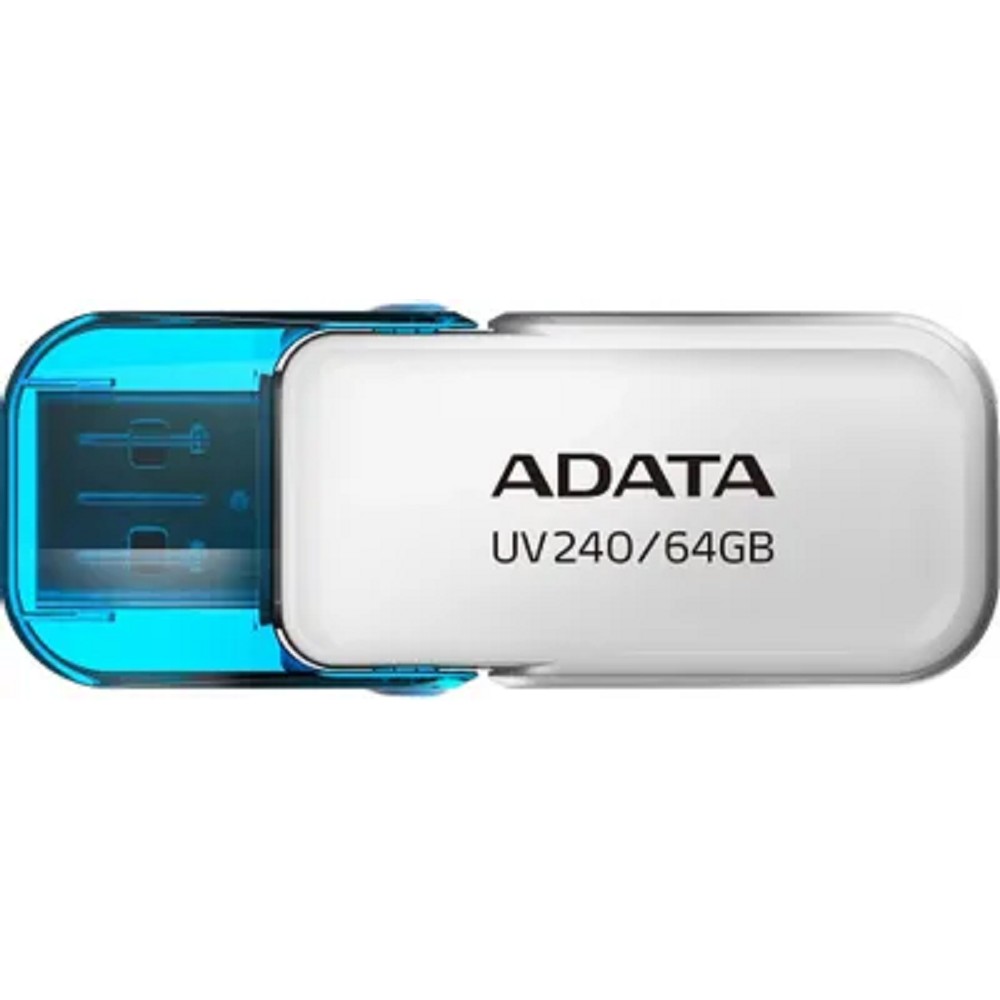 Флеш Диск A-Data 64GB UV240 AUV240-64G-RWH USB2.0 белый/голубой