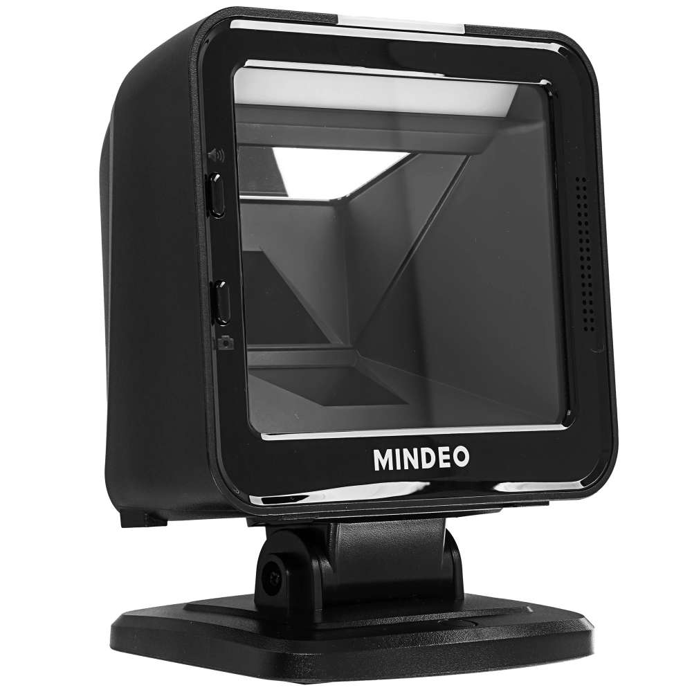MINDEO MP8610 USB Сканер ШК с подставкой (презентационный, 2D имидж, черный) арт. MP8610_USB
