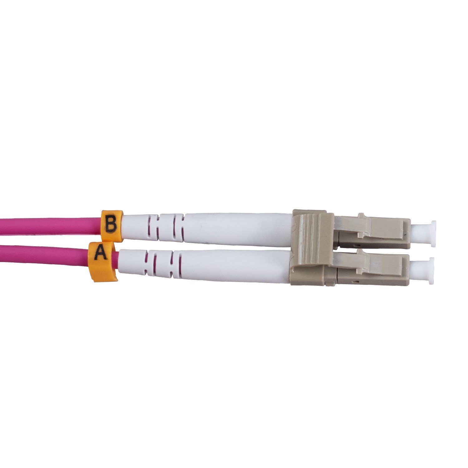 Cabeus FOP-50-OM4-LC-LC-1m Шнур оптический duplex LC-LC 50/125 mm OM4 1м LSZH
