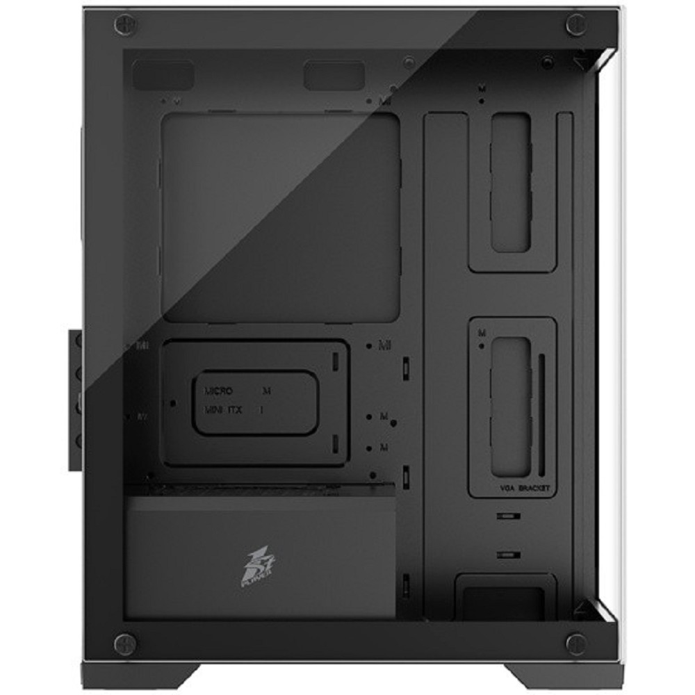 1STPLAYER MIKU Mi2 Black / mATX / 3x120mm LED fans / Mi2-BK-3F1