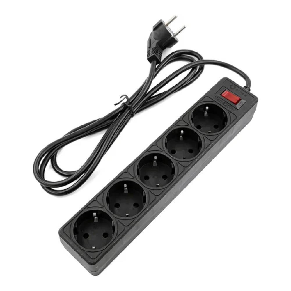 5bites Сетевой фильтр GARDA SP5B-518 5S / 3*0.75MM2 / 1.8M / BLACK