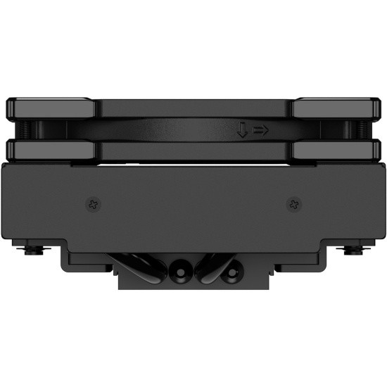 Cooler ID-Cooling IS-47-XT / V2 LGA1700/1200/115X/AM4 низкопрофильный высота 47mm TDP 95W, PWM, 4 тепл.трубки + медная база, FAN 92mm, черный) BOX