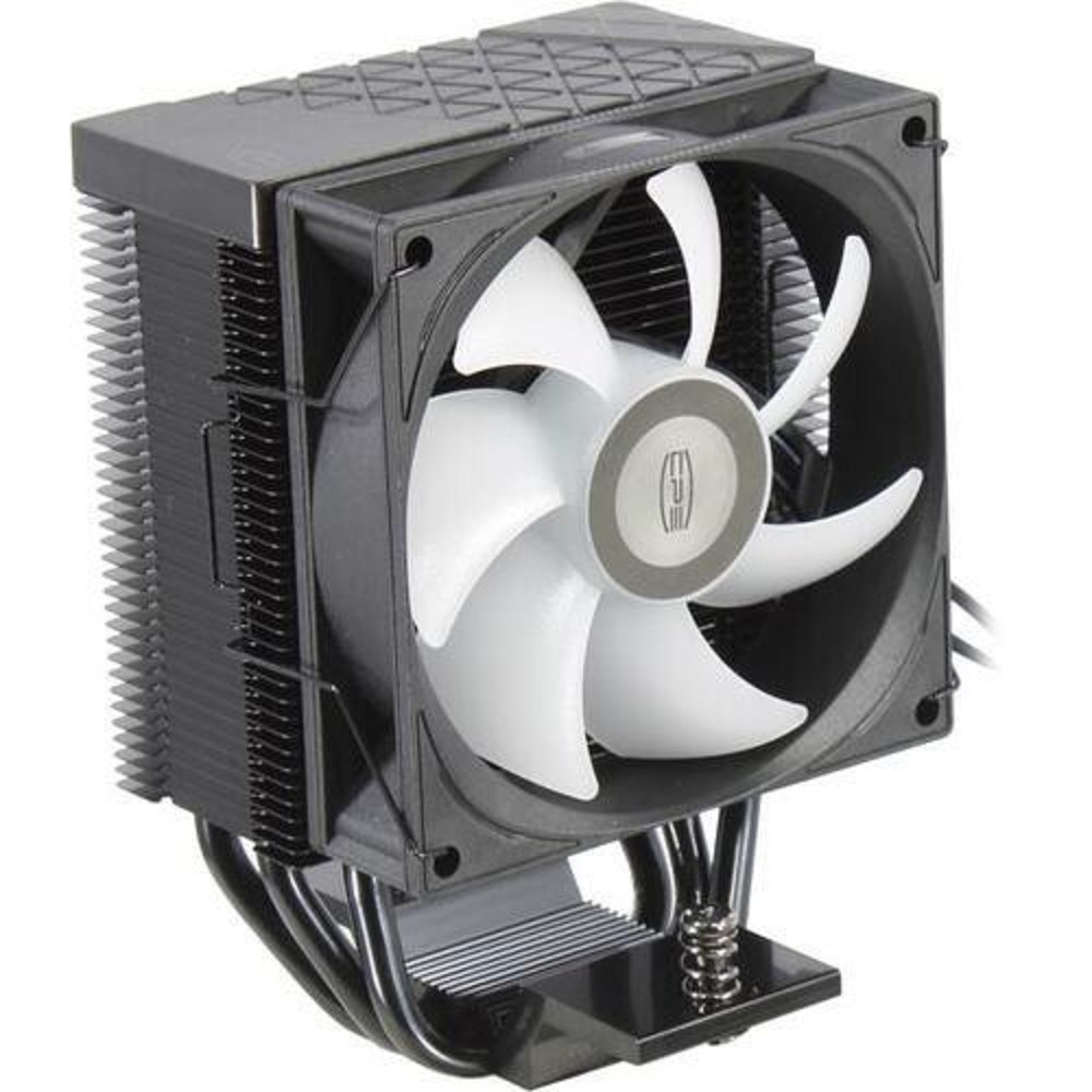 Кулер для процессора PCCooler R300 ARGB BK S115X/1200/1700/AM4/AM5 (TDP 150W, 90mm ARGB Fan, 3 тепловые трубки 6мм, 650-2200RPM, 28,3dBa)