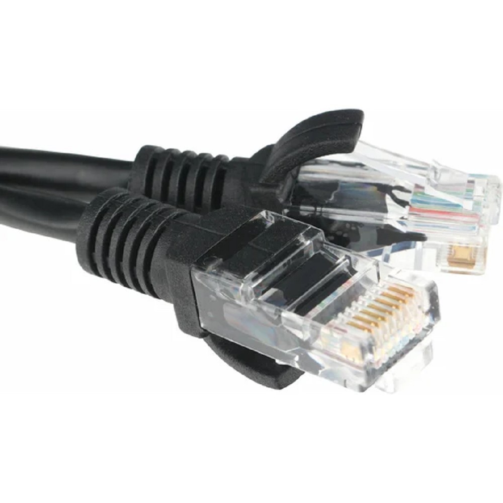 Гарнизон PC-UTP-5e-1-BK кат.5e, Патч-корд UTP 1м, литой, многожильный (чёрный)
